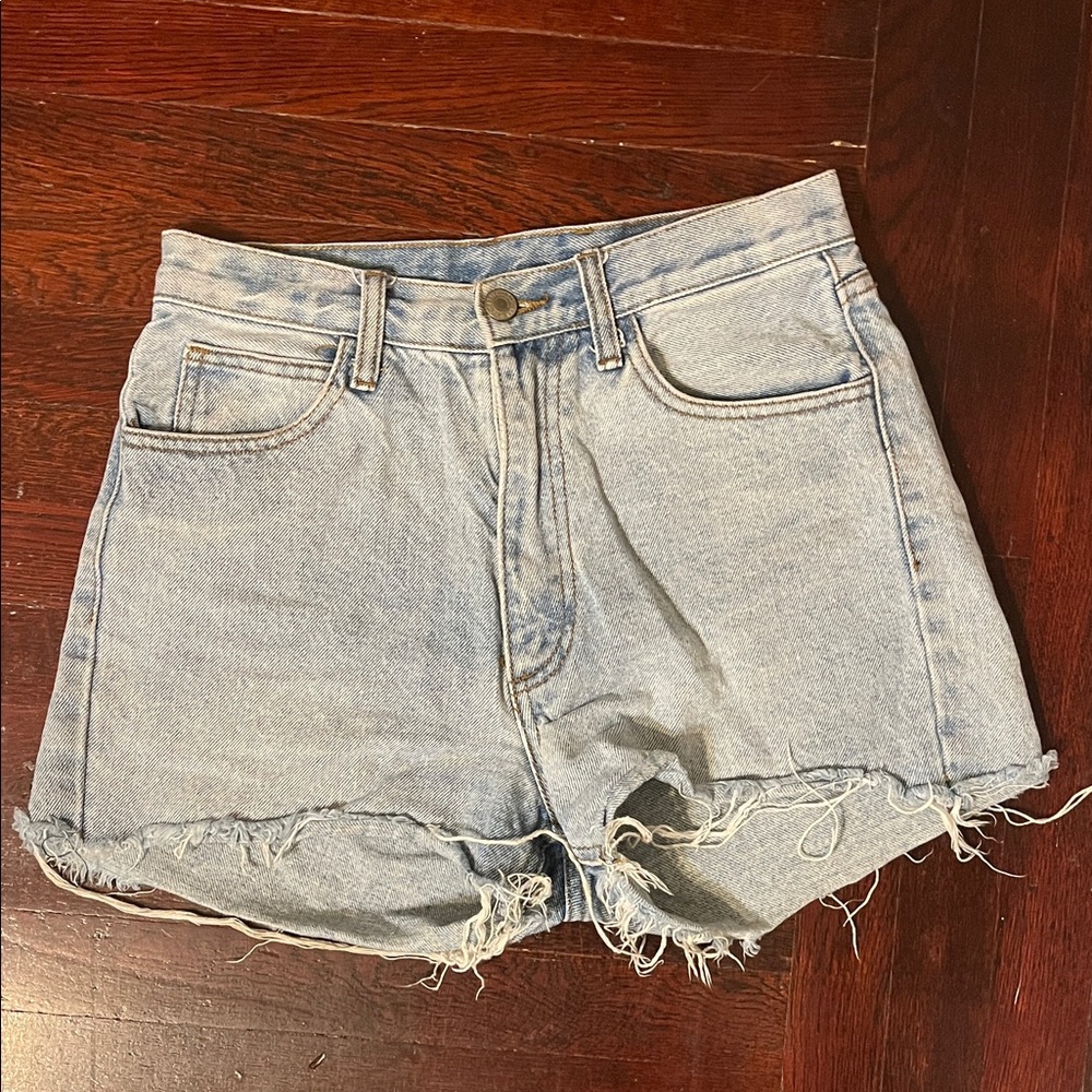 Casual Light Blue Women's Jean Shorts